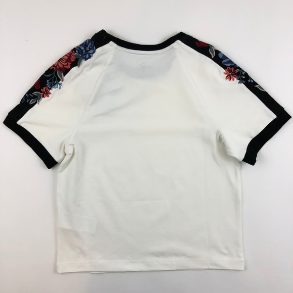 Puma Embellished T7 Shirt Women's White L - Picture 4 of 8